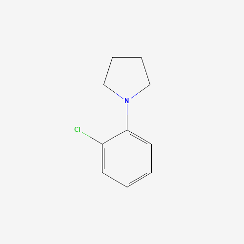 1-(2-chlorophenyl)pyrrolidine (CAS: 105516-46-9) - Chemical Structure and Molecular Formula 