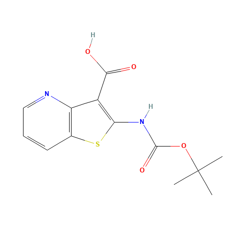 2-[(2-methylpropan-2-yl)oxycarbonylamino]thieno[3,2-b]pyridine-3-carboxylic acid (CAS: 1257420-62-4) - Related Chemical Product