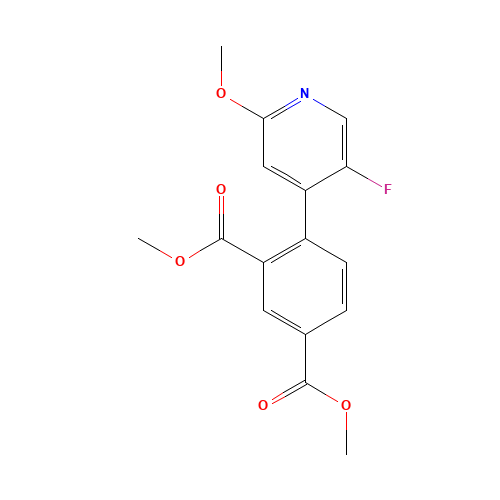 dimethyl 4-(5-fluoro-2-methoxypyridin-4-yl)benzene-1,3-dicarboxylate (CAS: 1142232-39-0) - Related Chemical Product