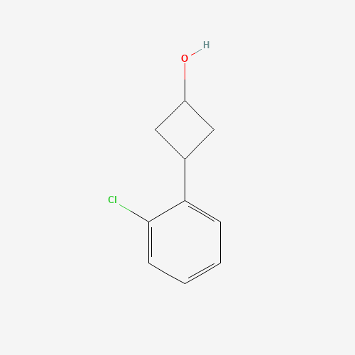 3-(2-chlorophenyl)cyclobutan-1-ol (CAS: 1182960-42-4) - Chemical Structure and Molecular Formula 