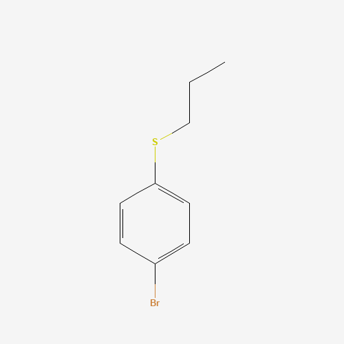 1-bromo-4-propylsulfanylbenzene (CAS: 76542-19-3) - Chemical Structure and Molecular Formula 