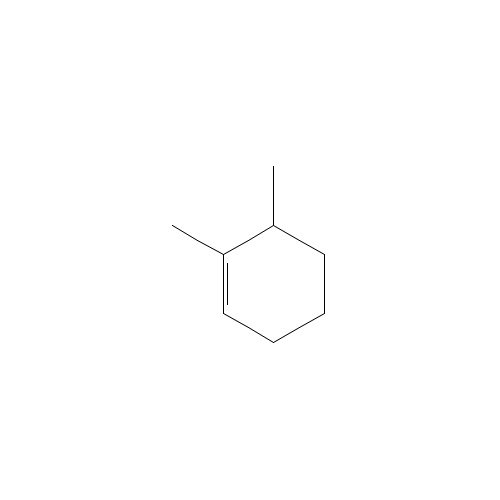 1,6-dimethylcyclohexene (CAS: 1759-64-4) - Chemical Structure and Molecular Formula 