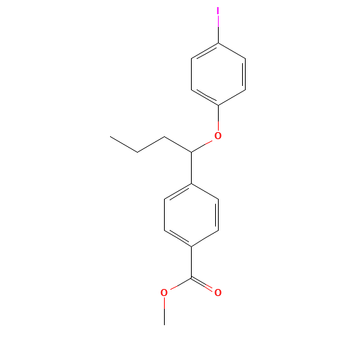 methyl 4-[1-(4-iodophenoxy)butyl]benzoate (CAS: 1393125-43-3) - Related Chemical Product