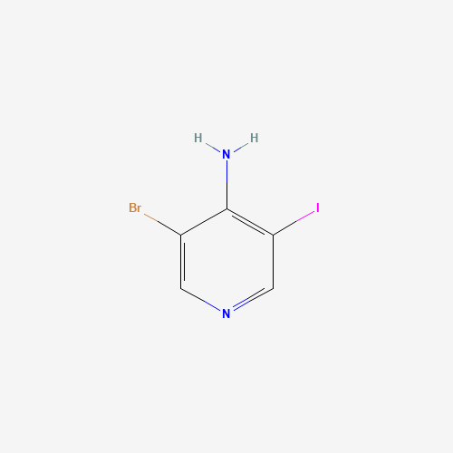 3-bromo-5-iodopyridin-4-amine (CAS: 902837-39-2) - Chemical Structure and Molecular Formula 