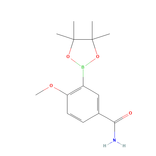 4-methoxy-3-(4,4,5,5-tetramethyl-1,3,2-dioxaborolan-2-yl)benzamide (CAS: 1448872-11-4) - Related Chemical Product