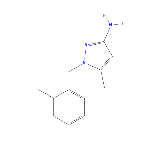 5-methyl-1-[(2-methylphenyl)methyl]pyrazol-3-amine (CAS: 956393-77-4) - Related Chemical Product