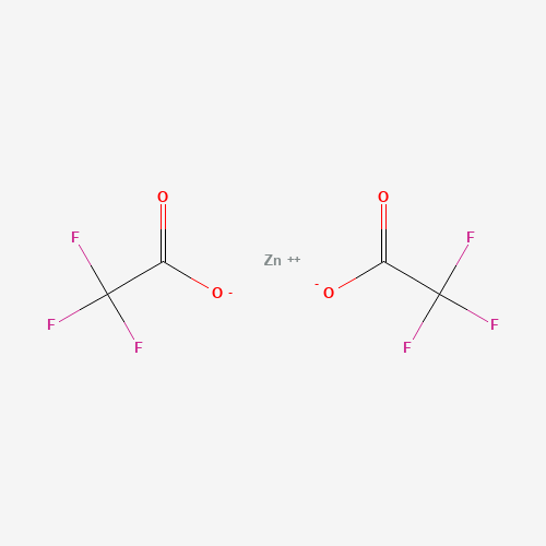 zinc;2,2,2-trifluoroacetate (CAS: 21907-47-1) - Chemical Structure and Molecular Formula 