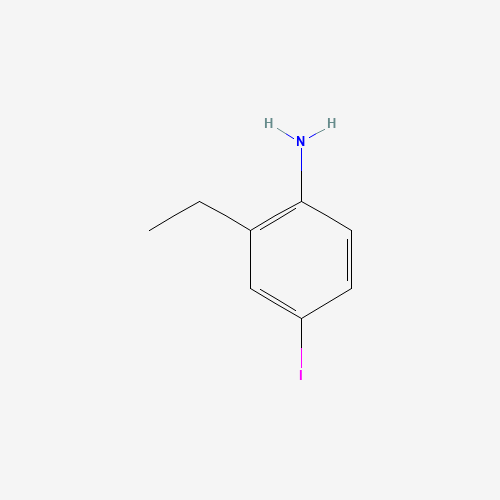 2-ethyl-4-iodoaniline (CAS: 99471-67-7) - Chemical Structure and Molecular Formula 
