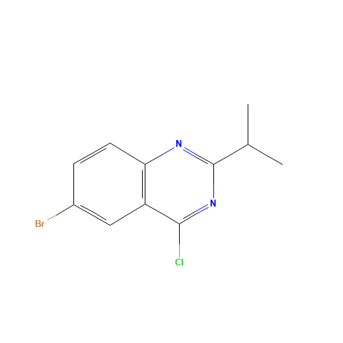 6-bromo-4-chloro-2-propan-2-ylquinazoline (CAS: 887592-11-2) - Related Chemical Product