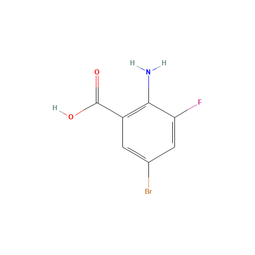 2-amino-5-bromo-3-fluorobenzoic acid (CAS: 874784-14-2) - Related Chemical Product