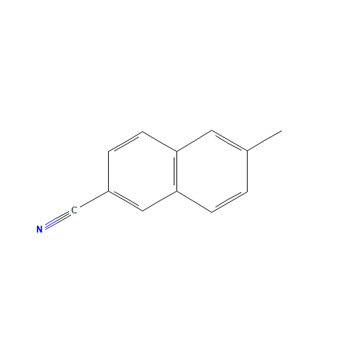 6-methylnaphthalene-2-carbonitrile (CAS: 38879-95-7) - Chemical Structure and Molecular Formula 
