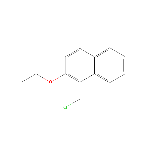 1-(chloromethyl)-2-propan-2-yloxynaphthalene (CAS: 51958-28-2) - Related Chemical Product