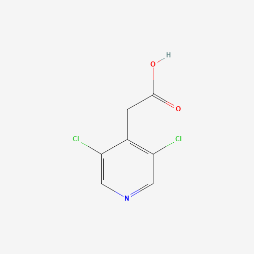 2-(3,5-dichloropyridin-4-yl)acetic acid (CAS: 227781-56-8) - Chemical Structure and Molecular Formula 