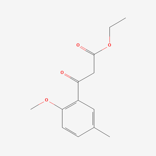 ethyl 3-(2-methoxy-5-methylphenyl)-3-oxopropanoate (CAS: 1039961-29-9) - Related Chemical Product