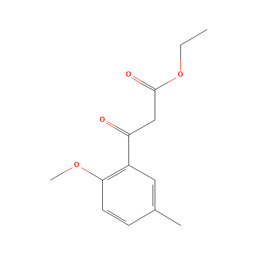 ethyl 3-(2-methoxy-5-methylphenyl)-3-oxopropanoate (CAS: 1039961-29-9) - Related Chemical Product