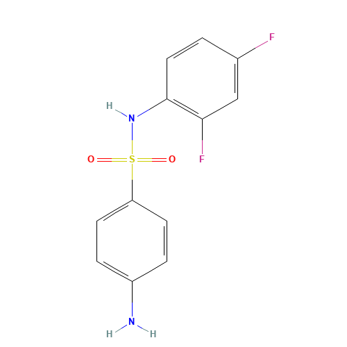 4-amino-N-(2,4-difluorophenyl)benzenesulfonamide (CAS: 1717-36-8) - Related Chemical Product