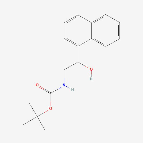 tert-butyl N-(2-hydroxy-2-naphthalen-1-ylethyl)carbamate (CAS: 102090-24-4) - Related Chemical Product