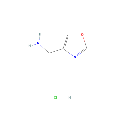 1,3-oxazol-4-ylmethanamine;hydrochloride (CAS: 1072806-60-0) - Chemical Structure and Molecular Formula 
