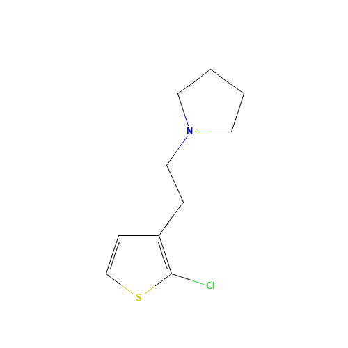 1-[2-(2-chlorothiophen-3-yl)ethyl]pyrrolidine (CAS: 893442-15-4) - Related Chemical Product
