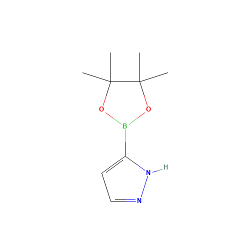 5-(4,4,5,5-tetramethyl-1,3,2-dioxaborolan-2-yl)-1H-pyrazole (CAS: 844501-71-9) - Related Chemical Product