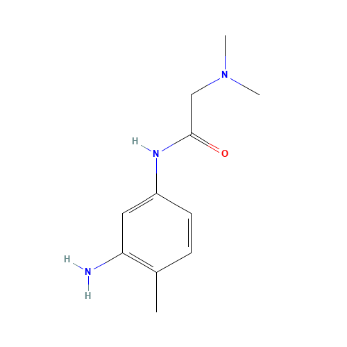 N-(3-amino-4-methylphenyl)-2-(dimethylamino)acetamide (CAS: 946690-90-0) - Chemical Structure and Molecular Formula 