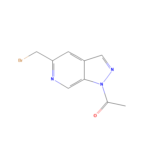 1-[5-(bromomethyl)pyrazolo[3,4-c]pyridin-1-yl]ethanone (CAS: 1434283-63-2) - Related Chemical Product