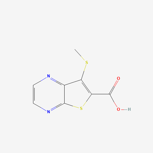 7-methylsulfanylthieno[2,3-b]pyrazine-6-carboxylic acid (CAS: 521948-60-7) - Related Chemical Product