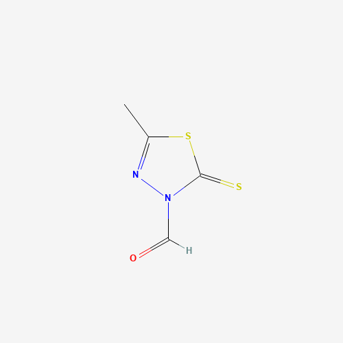 5-methyl-2-sulfanylidene-1,3,4-thiadiazole-3-carbaldehyde (CAS: 100747-87-3) - Related Chemical Product