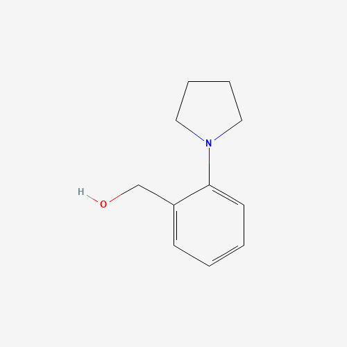 (2-pyrrolidin-1-ylphenyl)methanol (CAS: 73051-88-4) - Chemical Structure and Molecular Formula 