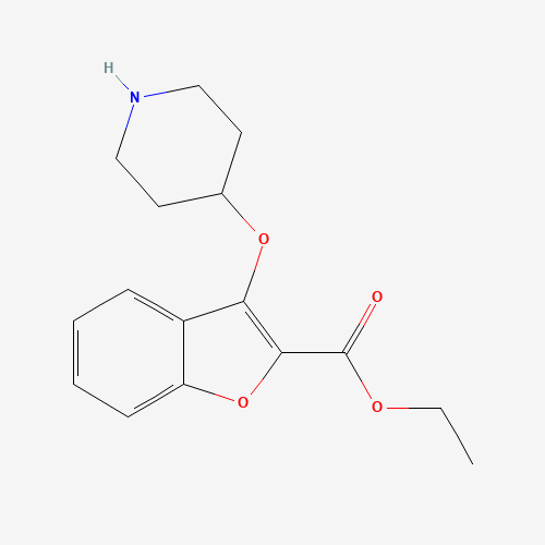 ethyl 3-piperidin-4-yloxy-1-benzofuran-2-carboxylate (CAS: 1416051-60-9) - Related Chemical Product