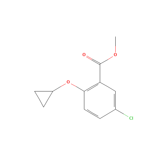 methyl 5-chloro-2-cyclopropyloxybenzoate (CAS: 959749-02-1) - Related Chemical Product