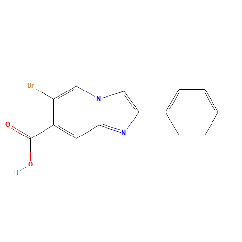 6-bromo-2-phenylimidazo[1,2-a]pyridine-7-carboxylic acid (CAS: 1278407-61-6) - Related Chemical Product
