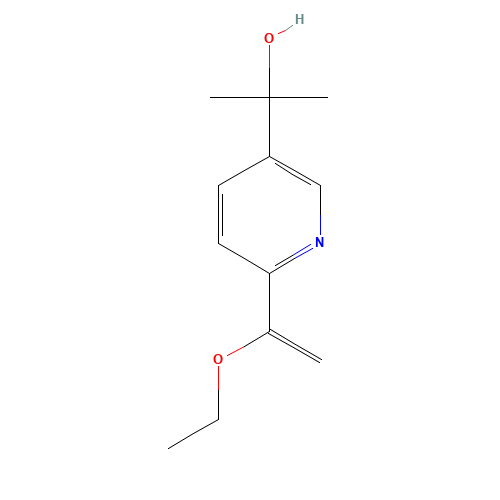 2-[6-(1-ethoxyethenyl)pyridin-3-yl]propan-2-ol (CAS: 1338918-22-1) - Related Chemical Product