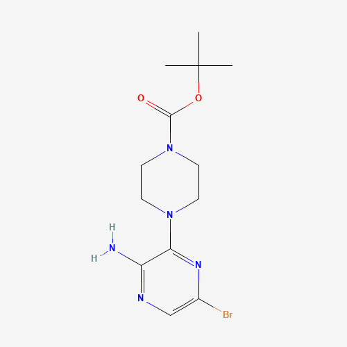 tert-butyl 4-(3-amino-6-bromopyrazin-2-yl)piperazine-1-carboxylate (CAS: 479685-13-7) - Related Chemical Product