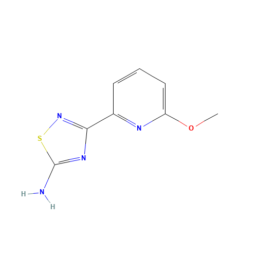 3-(6-methoxypyridin-2-yl)-1,2,4-thiadiazol-5-amine (CAS: 1179362-51-6) - Related Chemical Product