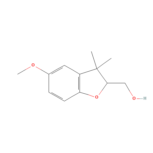 (5-methoxy-3,3-dimethyl-2H-1-benzofuran-2-yl)methanol (CAS: 138854-49-6) - Related Chemical Product