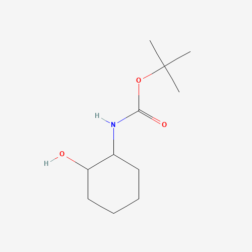 tert-butyl N-(2-hydroxycyclohexyl)carbamate (CAS: 477584-30-8) - Chemical Structure and Molecular Formula 