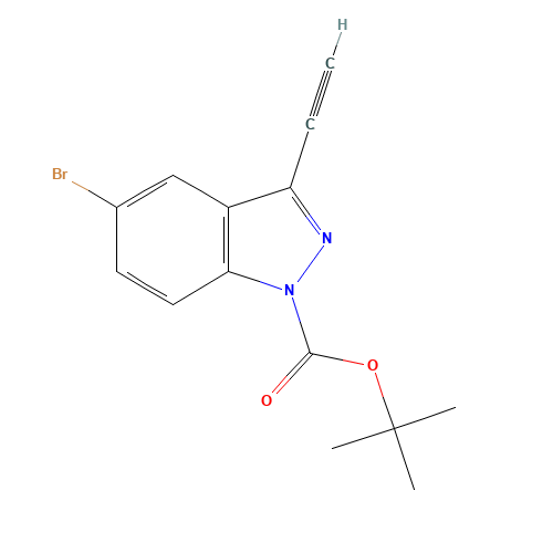 tert-butyl 5-bromo-3-ethynylindazole-1-carboxylate (CAS: 1093306-83-2) - Related Chemical Product