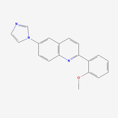 6-imidazol-1-yl-2-(2-methoxyphenyl)quinoline (CAS: 1201902-10-4) - Related Chemical Product