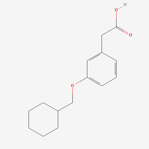 2-[3-(cyclohexylmethoxy)phenyl]acetic acid (CAS: 204841-01-0) - Related Chemical Product