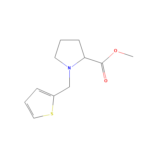 methyl 1-(thiophen-2-ylmethyl)pyrrolidine-2-carboxylate (CAS: 1031843-68-1) - Related Chemical Product