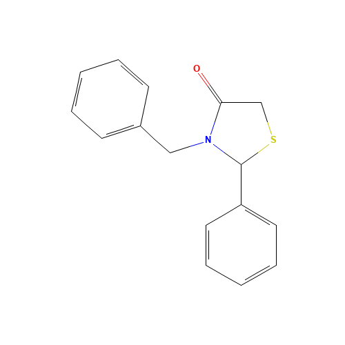 3-benzyl-2-phenyl-1,3-thiazolidin-4-one (CAS: 80353-43-1) - Related Chemical Product