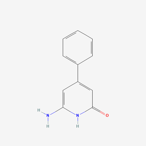 6-amino-4-phenyl-1H-pyridin-2-one (CAS: 72435-03-1) - Chemical Structure and Molecular Formula 