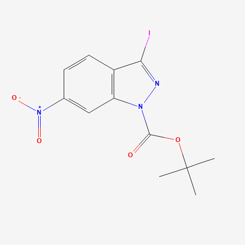 tert-butyl 3-iodo-6-nitroindazole-1-carboxylate (CAS: 586330-18-9) - Related Chemical Product