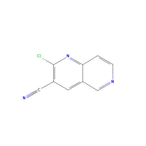 2-chloro-1,6-naphthyridine-3-carbonitrile (CAS: 50345-85-2) - Related Chemical Product