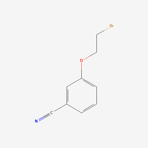 3-(2-bromoethoxy)benzonitrile (CAS: 210963-61-4) - Chemical Structure and Molecular Formula 
