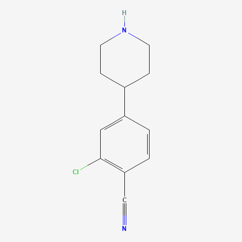 2-chloro-4-piperidin-4-ylbenzonitrile (CAS: 1086398-38-0) - Related Chemical Product
