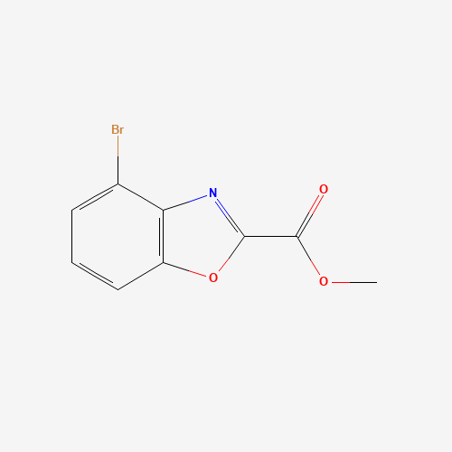 methyl 4-bromo-1,3-benzoxazole-2-carboxylate (CAS: 954239-74-8) - Chemical Structure and Molecular Formula 