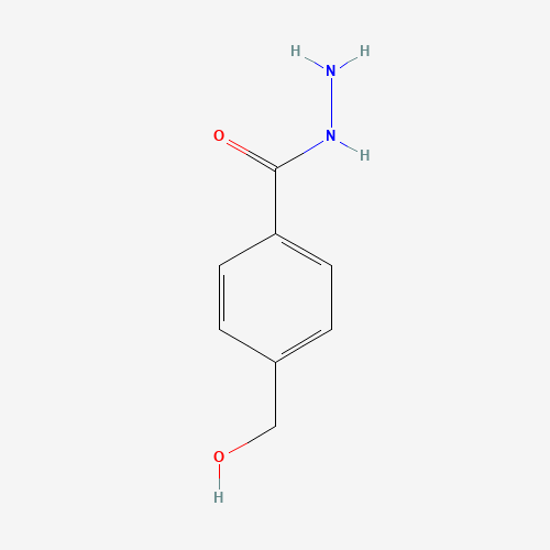 4-(hydroxymethyl)benzohydrazide (CAS: 58855-42-8) - Chemical Structure and Molecular Formula 