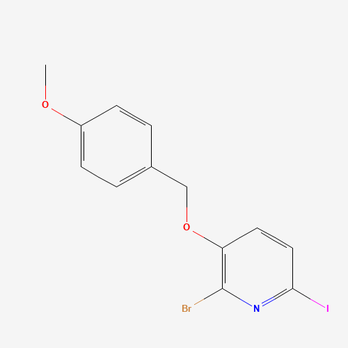 2-bromo-6-iodo-3-[(4-methoxyphenyl)methoxy]pyridine (CAS: 1310949-57-5) - Related Chemical Product